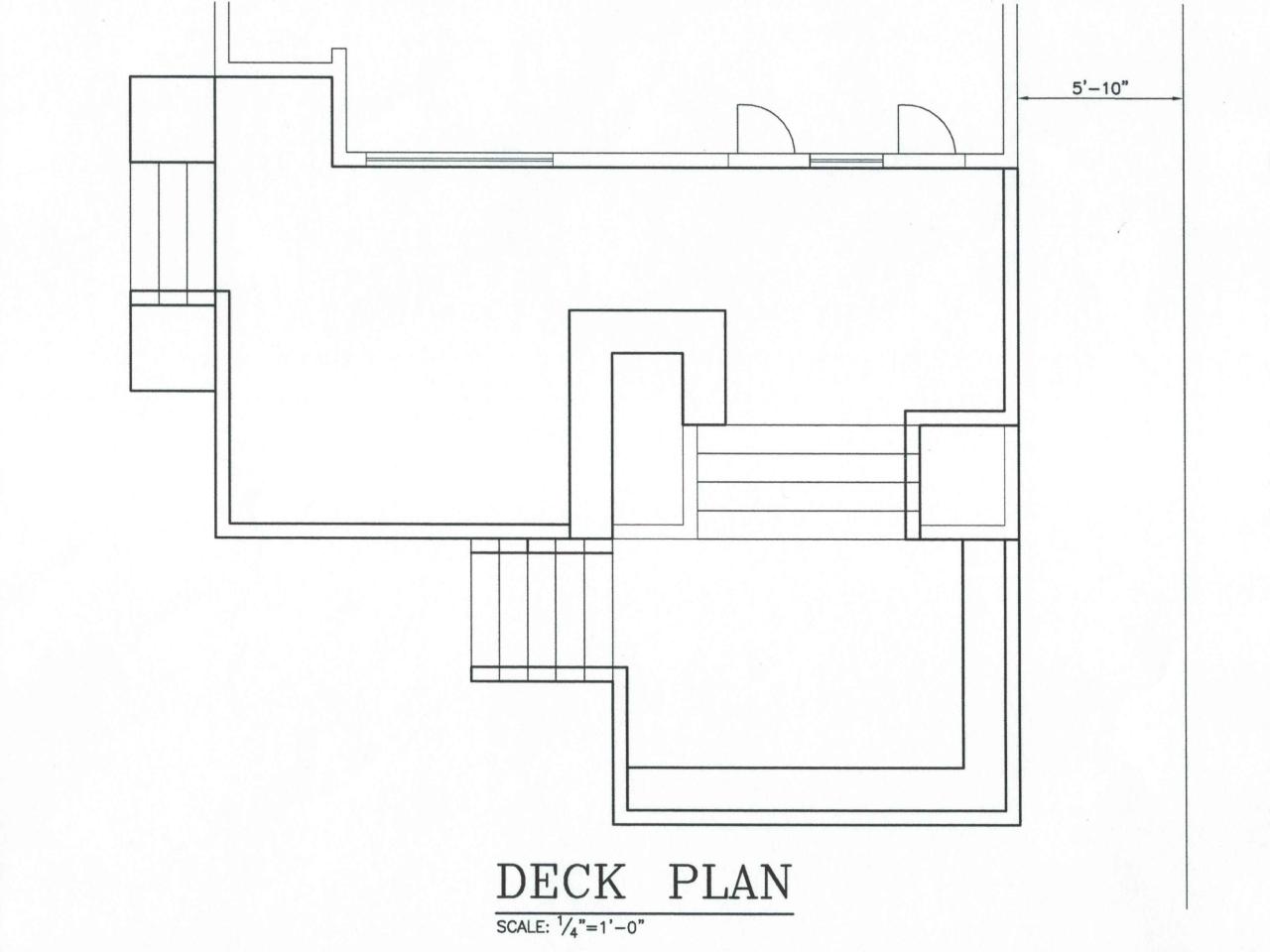 Determining the Size and Layout of a Deck howtos DIY